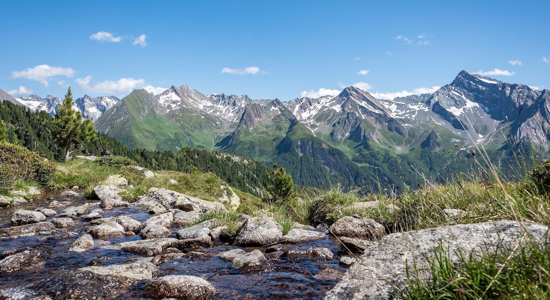 Schutzhaus hoch über dem Pfitschertal