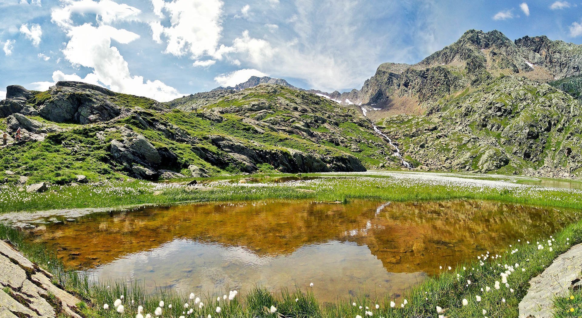 Wandern im Sommer im Pfitschertal in Südtirol